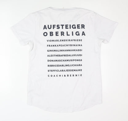Just Cool Unisex White T-Shirt M for Activewear