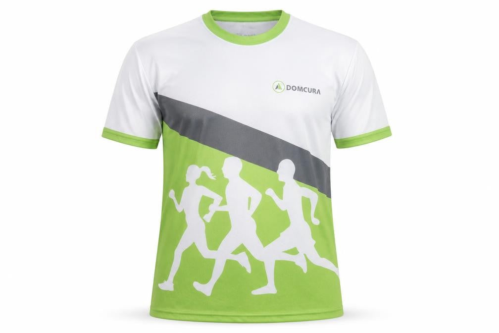 Front view of Anka Sport T-Shirt, Men's M, White Graphic Activewear