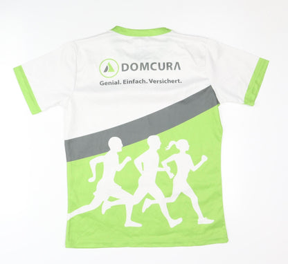 Anka Sport T-Shirt, Men's M, White Graphic Activewear