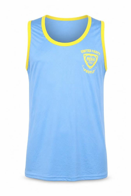 Mens UK Size XL MEGA Park Blue  Tank