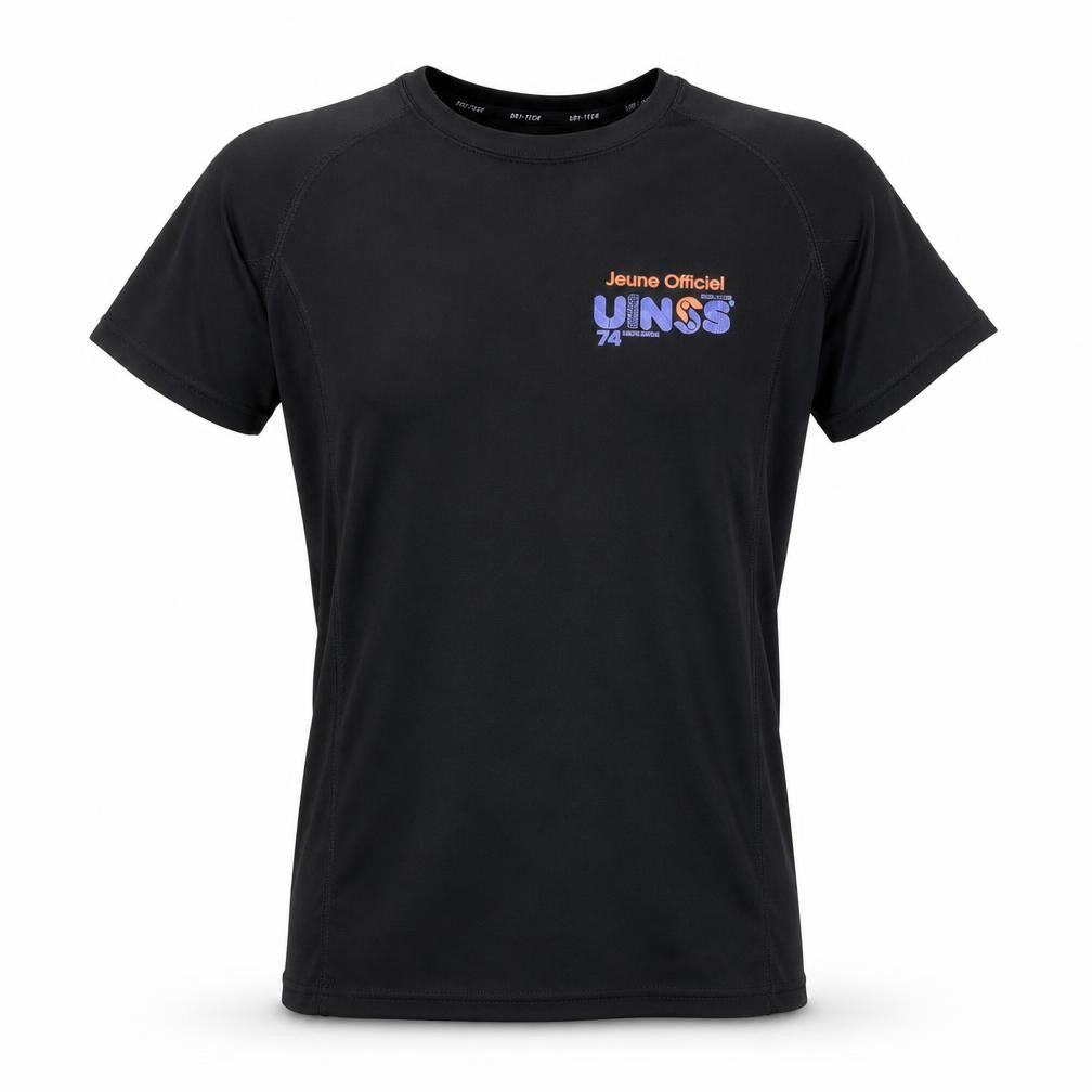 Front view of Payper Men's Black Graphic T-Shirt -, size M