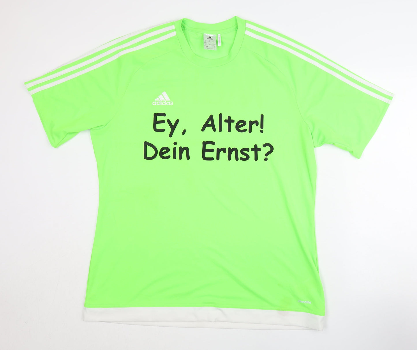 Adidas Men's Green XL Graphic Print T-Shirt