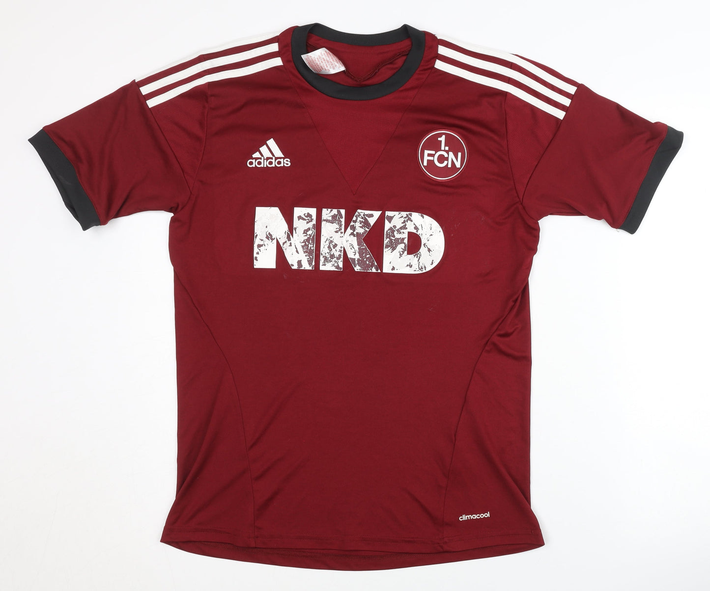 Adidas Boys Red Football Jersey XL - Lightweight Activewear