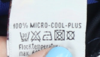 JAKO Men's Blue Black Football Polo Jersey L