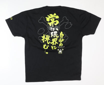 One Piece Black Anime T-Shirt Unisex Size S