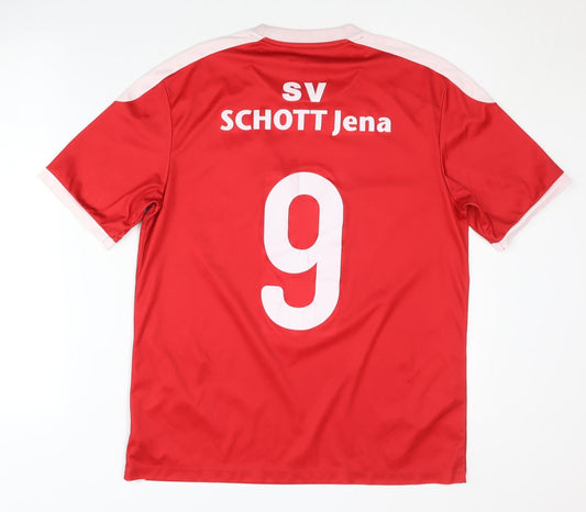 JAKO Men's Red Football Jersey T-Shirt, Size S