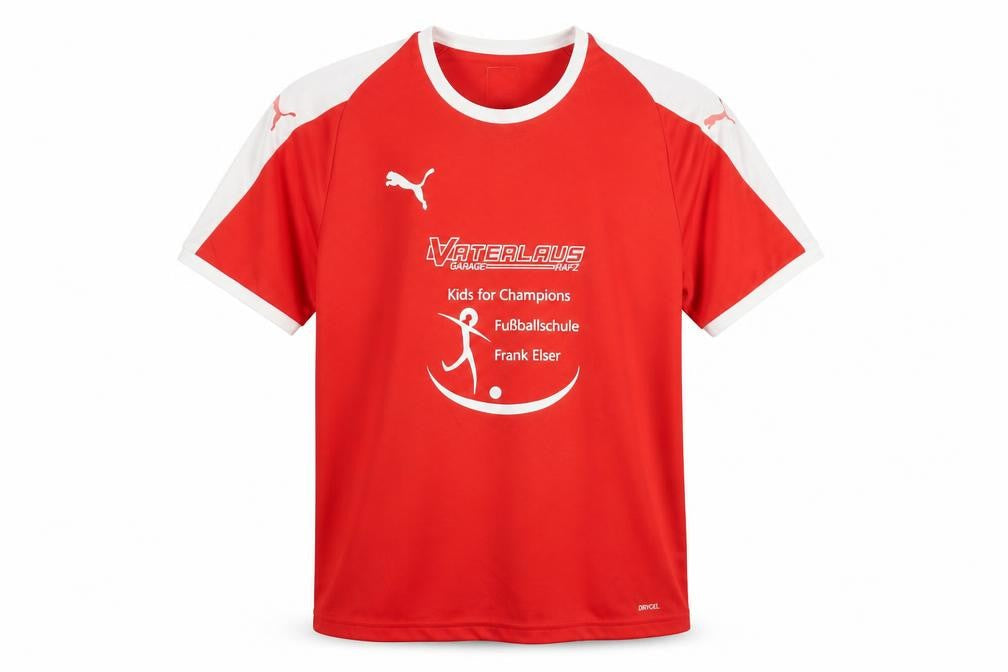 Mens UK Size M PUMA Red Football T-Shirt