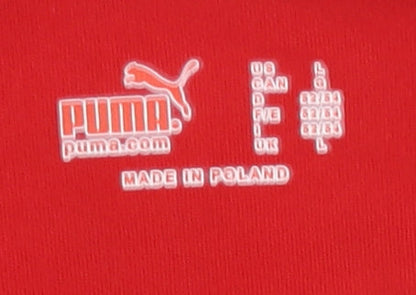 Puma Men's Red Football Jersey L