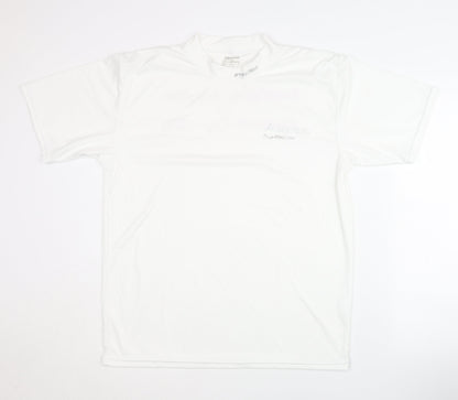 Erima Men's White Running T-Shirt L, Sportswear