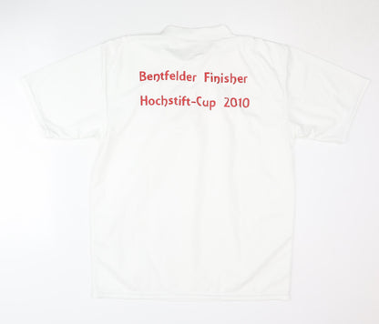 Erima Men's White Running T-Shirt L, Sportswear