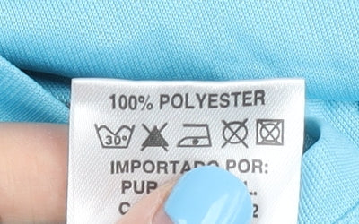 Mega Park Men's Blue XL T-Shirt, Crew Neck, Graphic Print