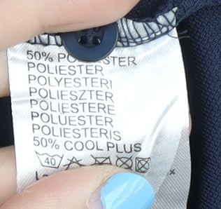 Proact Men's Blue Polo Shirt Size L Sports Jersey