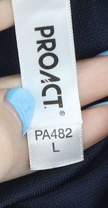 Proact Men's Blue Polo Shirt Size L Sports Jersey