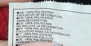 Nike Men's Red Football Jersey T-Shirt L