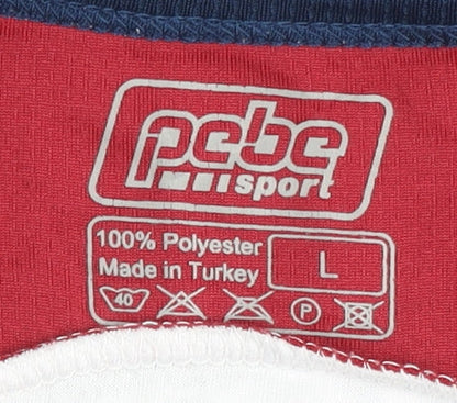 Pebe Sport Men's Multicoloured Triathlon Jersey L