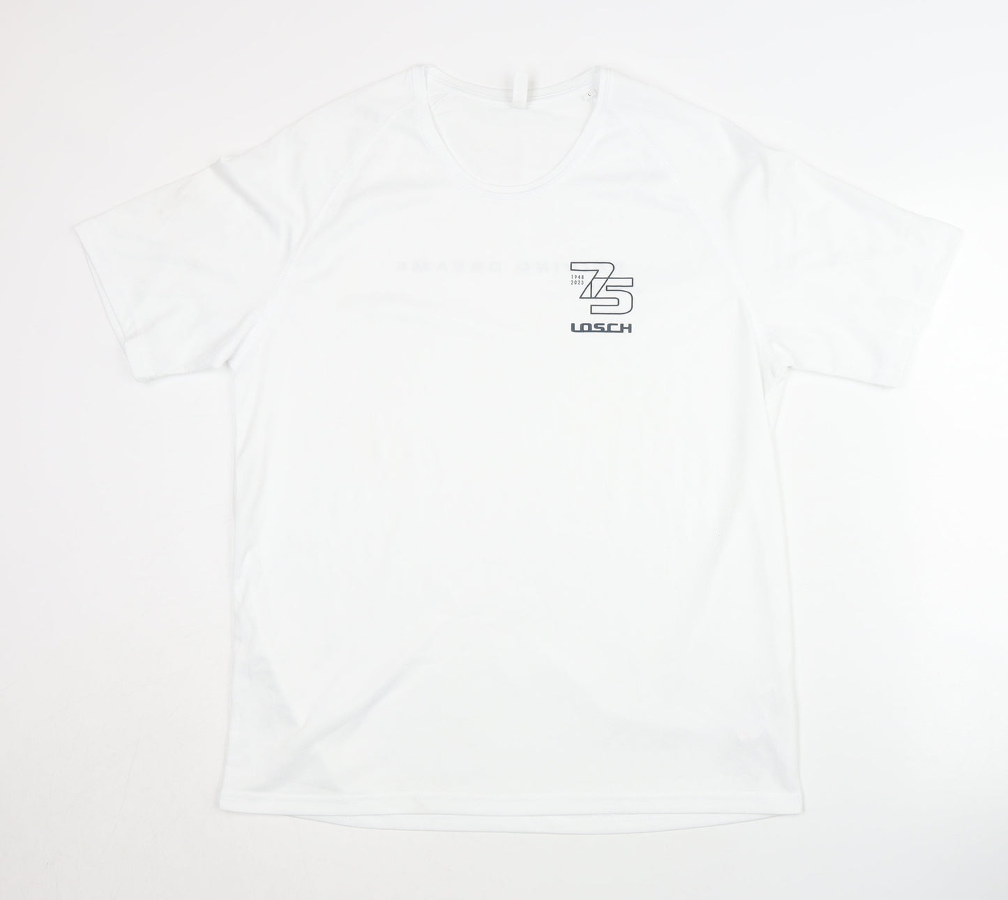 PROACT Men's White L Jersey T-Shirt Activewear