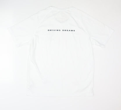 PROACT Men's White L Jersey T-Shirt Activewear