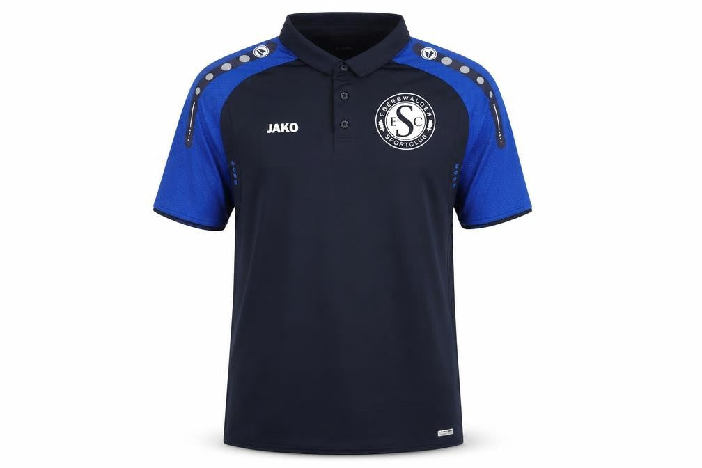 Mens UK Size L JAKO Blue Football Polo