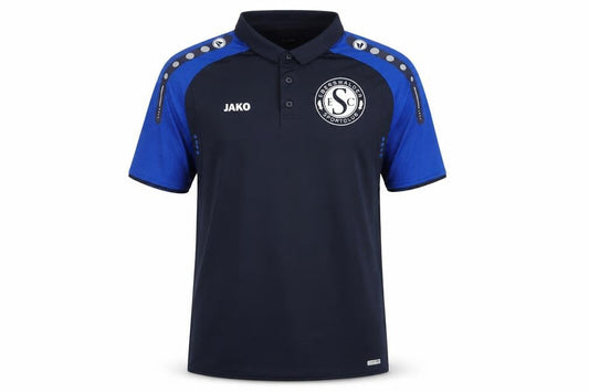 Mens UK Size L JAKO Blue Football Polo