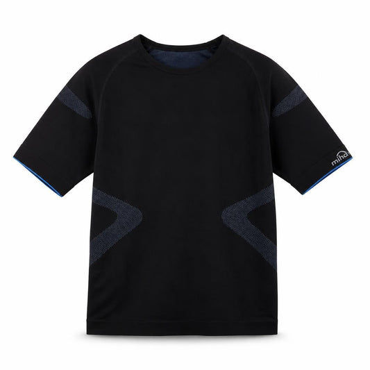 mindbodytec Men's Black Gym T-Shirt, Medium, Short Sleeve