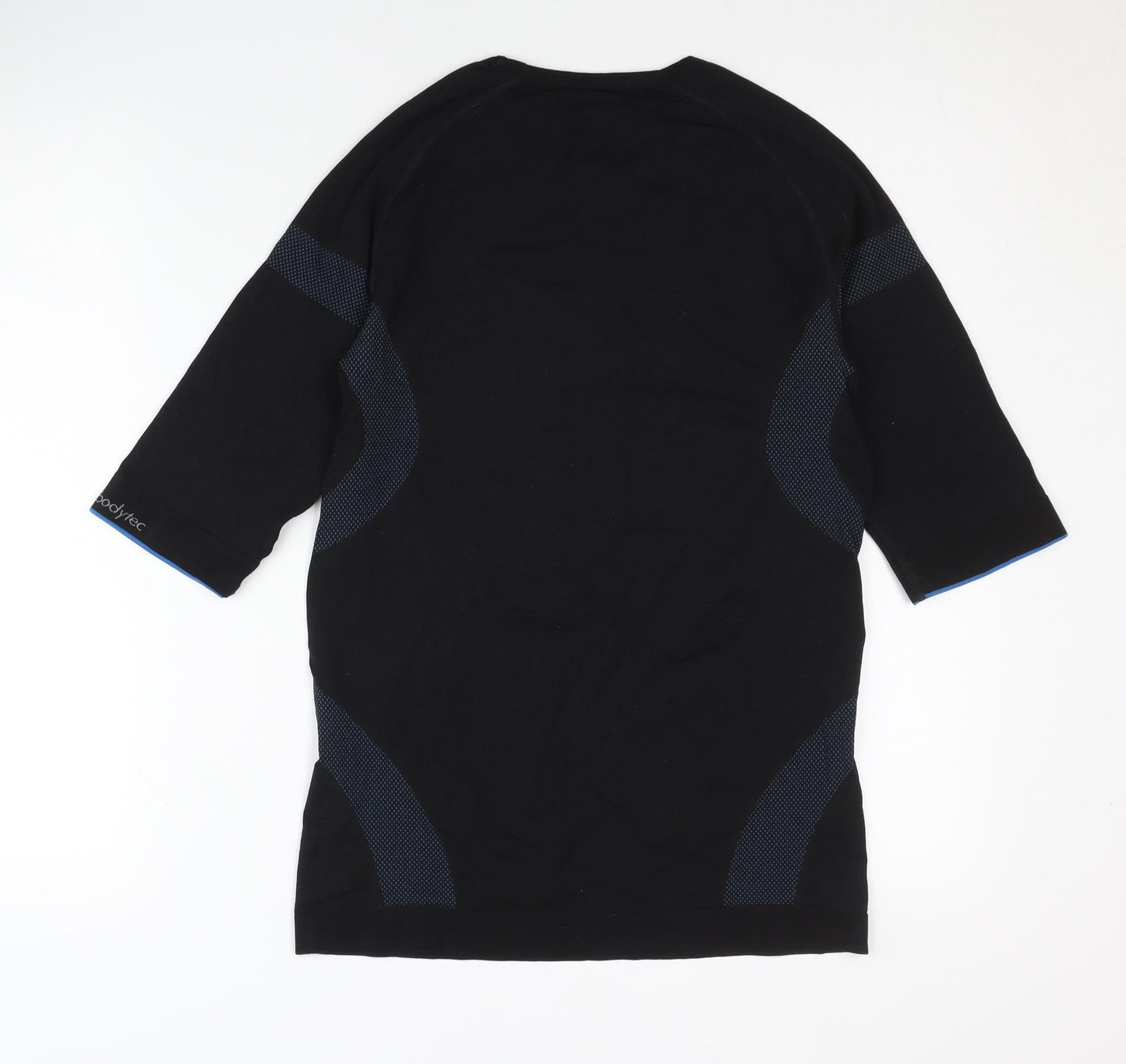 mindbodytec Men's Black Gym T-Shirt, Medium, Short Sleeve