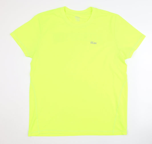 Crivit Sports Men's Yellow XL Running T-Shirt