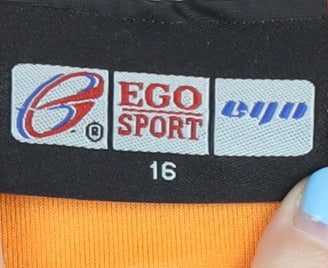 Ego Sport Boys Orange Polo Shirt 16 Years