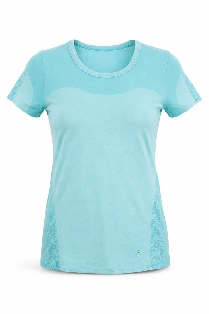 Womens UK Size 8 H&M Blue Gym & Training T-Shirt