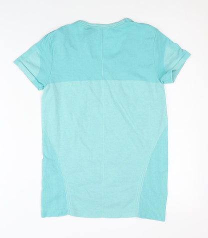 H&M Sport Women's Blue Gym T-Shirt Size 8