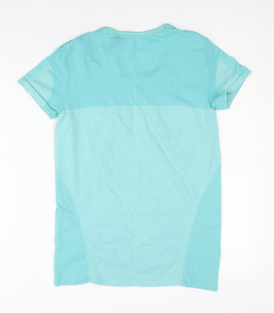 H&M Sport Women's Blue Gym T-Shirt Size 8