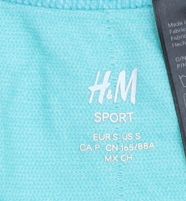 H&M Sport Women's Blue Gym T-Shirt Size 8
