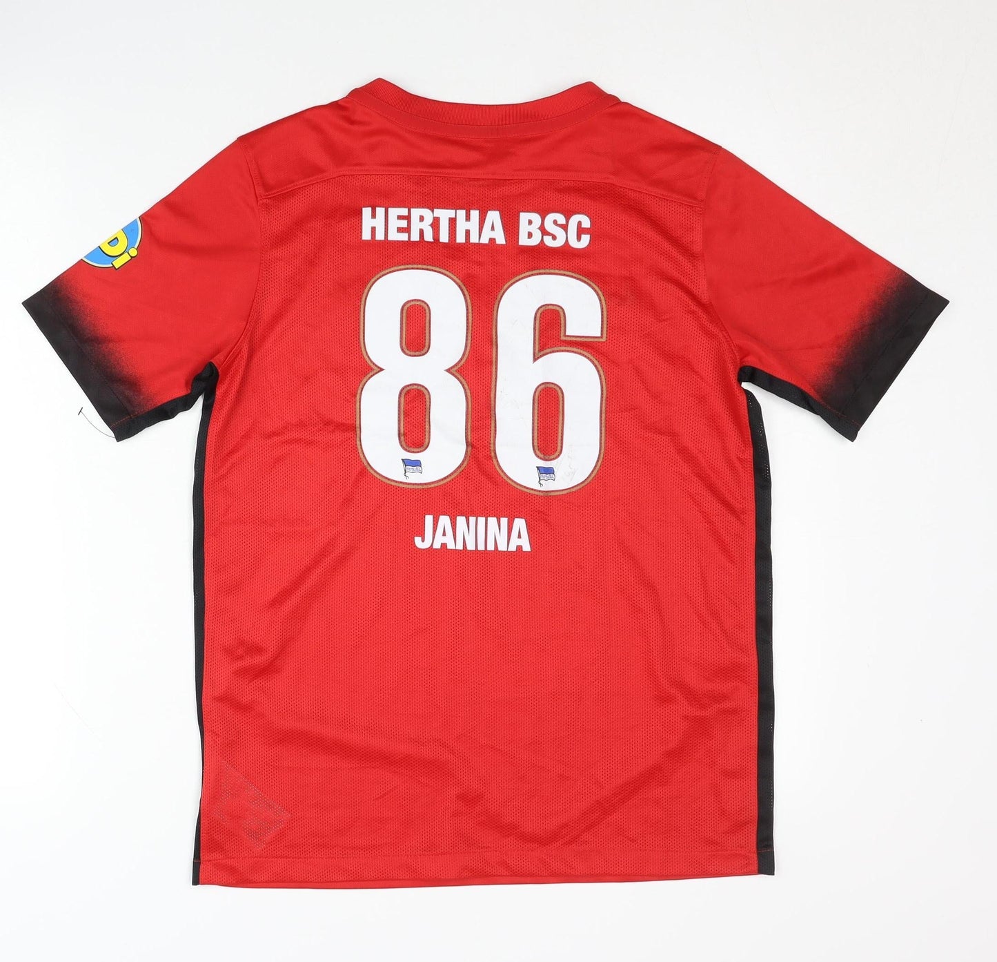 Nike Boys Red XL Football Jersey T-Shirt