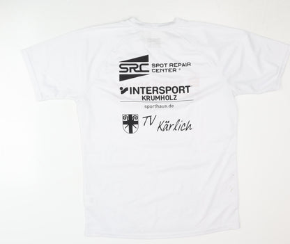 Intersport Men's White Running T-Shirt Size L