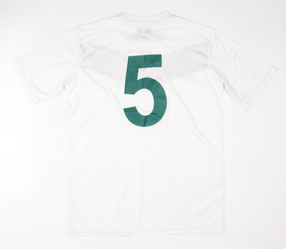 H&H Touristik Men's White Red XL Football Jersey