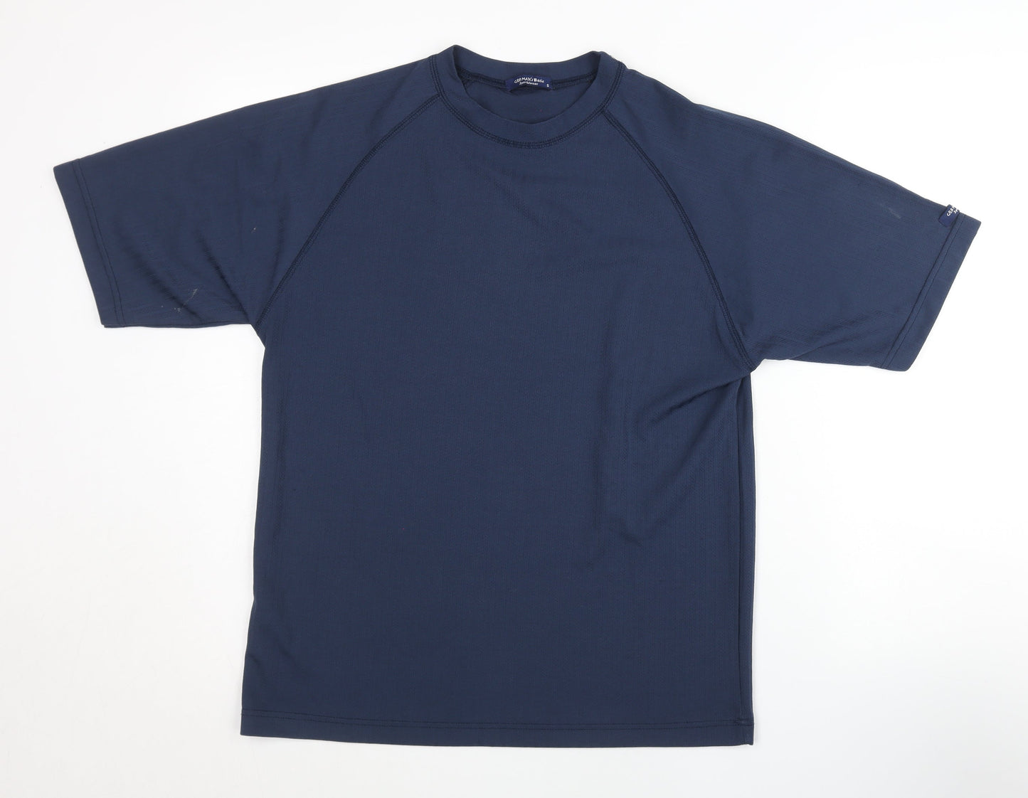 GERMAN'S Men's Blue Basic T-Shirt, Size S, Activewear