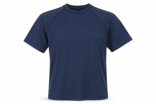 GERMAN'S Men's Blue Basic T-Shirt, Size S, Activewear