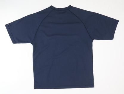 GERMAN'S Men's Blue Basic T-Shirt, Size S, Activewear