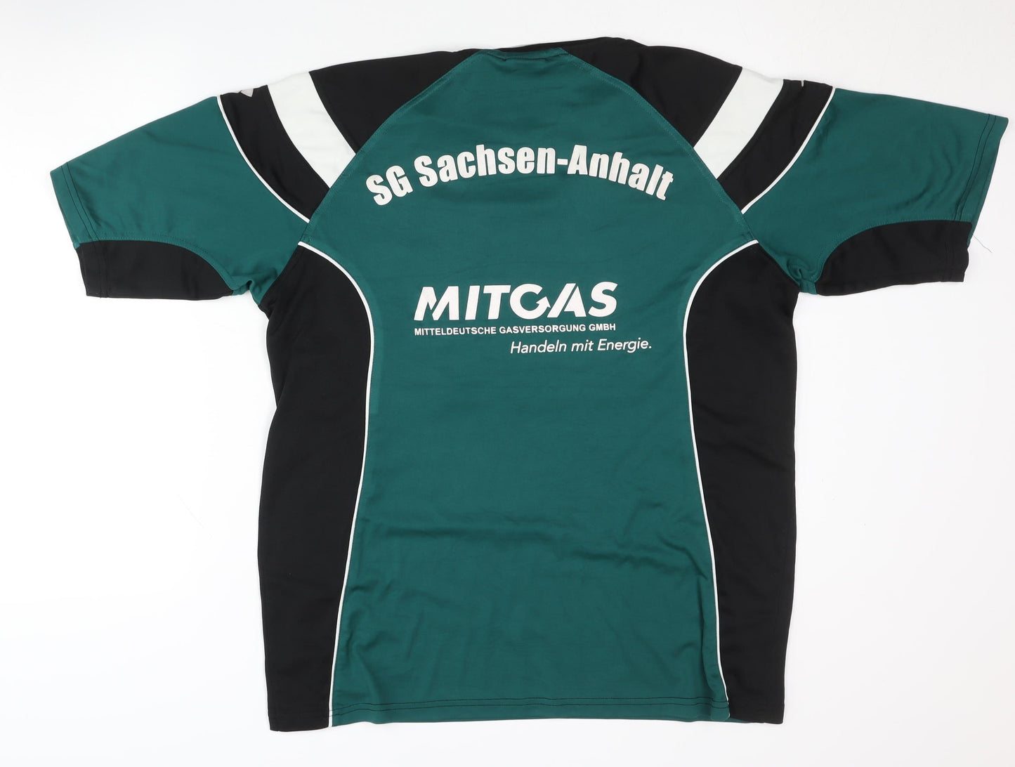 Jako Men's Green Black Football Jersey L