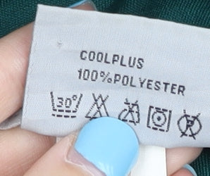 Jako Men's Green Black Football Jersey L