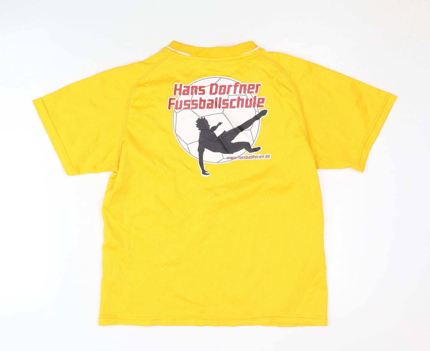 Victory Boys Yellow Football T-Shirt Size 8 Plus