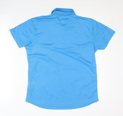 AWDis Unisex Blue Medium Polo Activewear Top