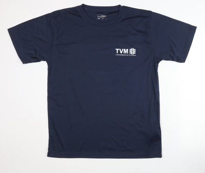 James & Nicholson Blue Men's Large T-Shirt