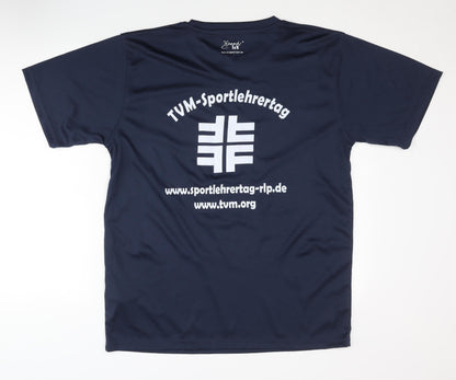 James & Nicholson Blue Men's Large T-Shirt