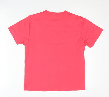 Yonex Women's Pink T-Shirt, L, Sports Activewear