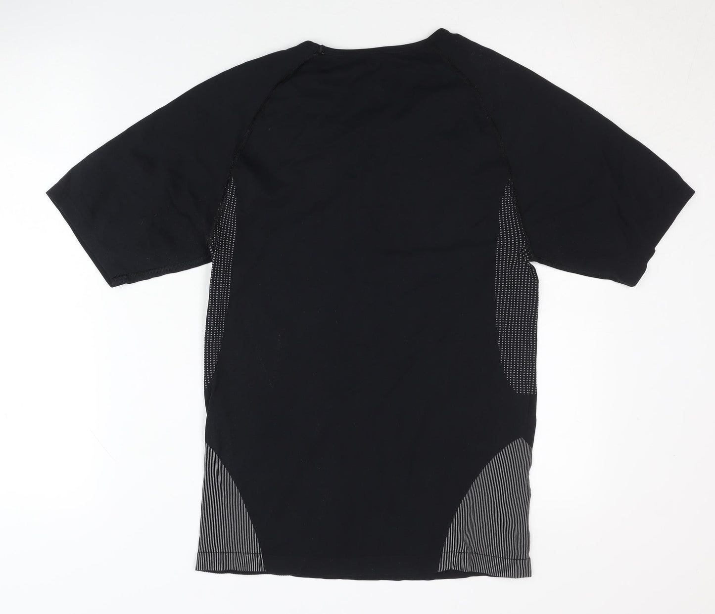 Men's Black Athletic T-Shirt, Gym & Running, Size S