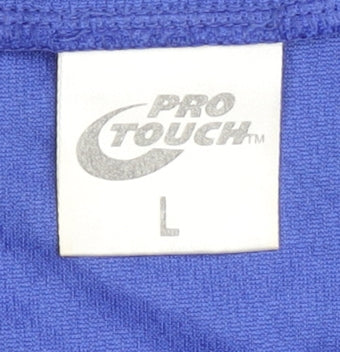 Mens UK Size L PRO TOUCH Blue Running & Jogging T-Shirt
