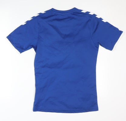 Hummel Boys Blue Sports Jersey T-Shirt 16 Years