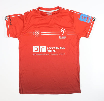 Tanked Men's Red Handball Jersey T-Shirt S