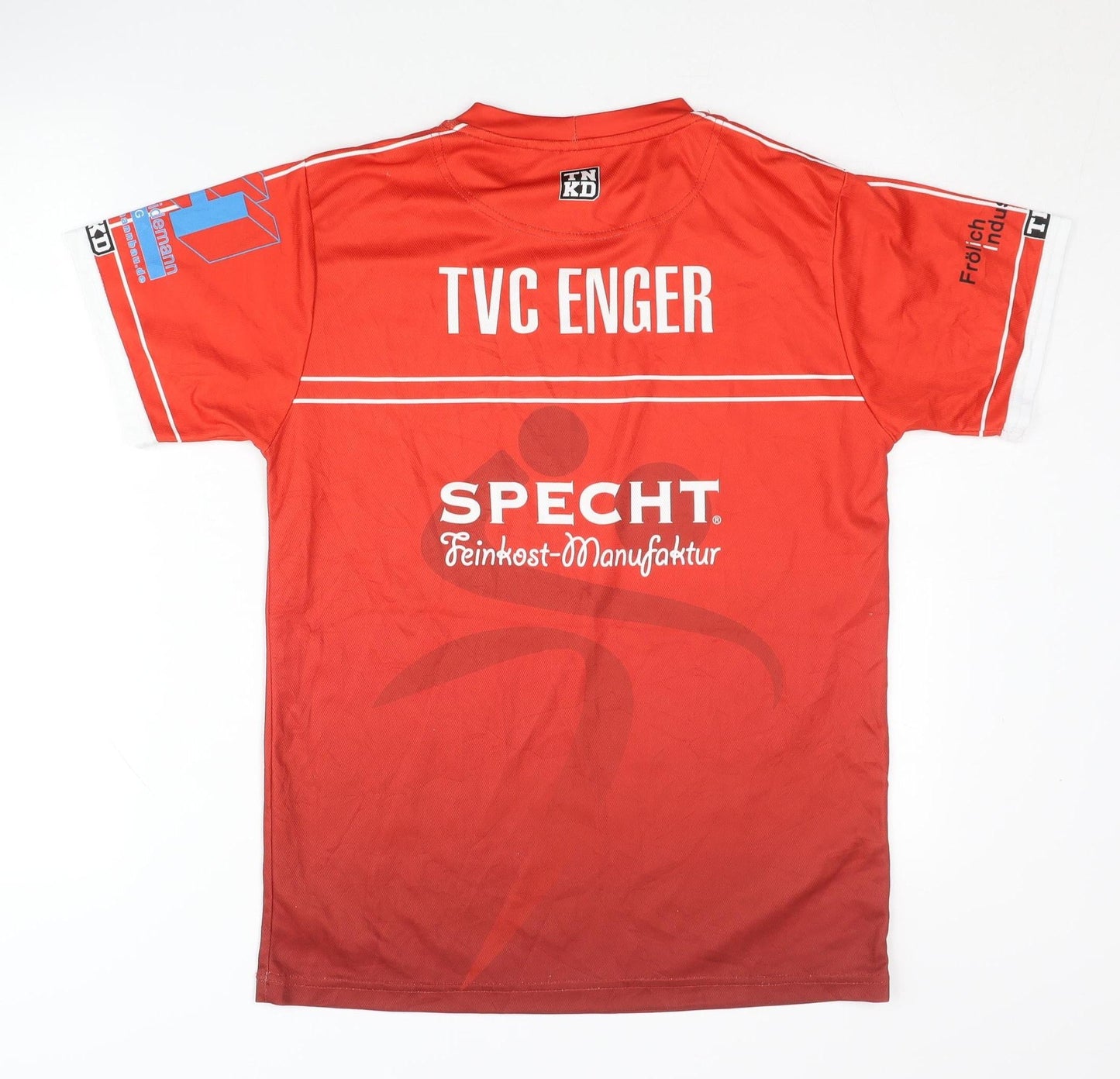 Tanked Men's Red Handball Jersey T-Shirt S