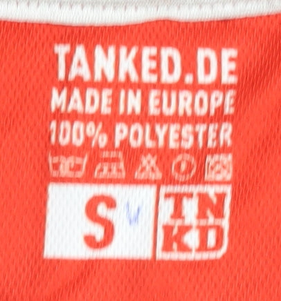 Tanked Men's Red Handball Jersey T-Shirt S